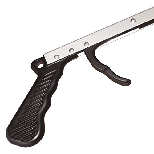 Rehabilitation Advantage Aluminum Reacher Grabber 32 Inches Long with Magnetic Tip (Pack of 2)