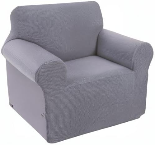 U-NICE HOME Recliner Chair Covers Stretch Couch Cover Sofa Cover Sofa Slipcover Furniture Protector for Chair Cover Pet Friendly(Armchair, Grey)
