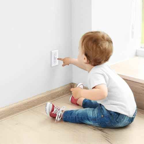 Wall Switch Guard, Childproof Light Switch Cover Guard | Toggle Style | Light Switch Protection | Lock Toggle Switch in On or Off Position | 8 Pack, Clear