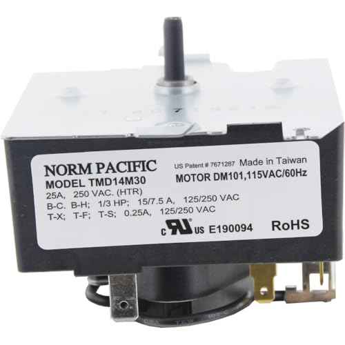 234D2377P004 - ClimaTek Dryer Timer Control Replaces GE General Electric Hotpoint Norm Pacific WE04X24550 PS11763064, AP6031056-1 Works in GTD42GASJWW, GTD42GASJWW, XTD72E8SSTWS, ETD48XGASWWB, & More