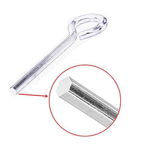5/32¡± Standard Hex Dogging Key with Full Loop, Allen Wrench Door Key for Push Bar Panic Exit Devices, Solid Metal