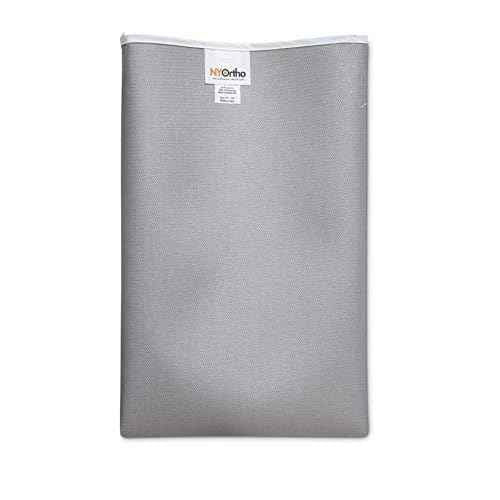 NYOrtho Smokers Apron - Extra-Durable & Fire Resistant Material Easily Wiped Clean Lightweight Durable and Flexible Grey 30" X 34" - Made in USA