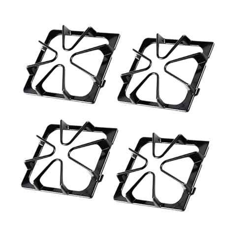 W10447925 Stove Grates Replacement Parts for Whirlpool Surface Burner Grates 8.3¡®¡¯ x 8.8'' Whirlpool Gas Stove Range Grates Kenmore Maytag Amana Inglis Kirkland Stove Top Cast Iron Oven Grates 4 Pcs