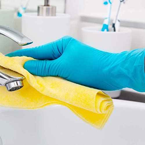 Jointown Basic Medical Blue Nitrile Exam Gloves - Latex-Free & Powder-Free - NGPF7003 (Case of 1,000), Large