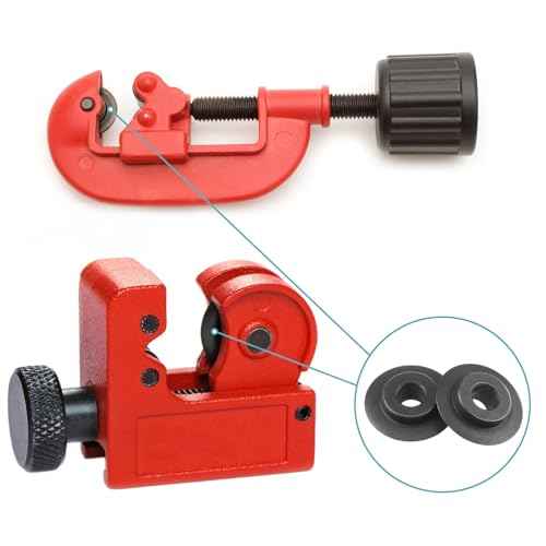 12 PCS Pipe Cutter Blade Tubing Cutter Replacement Wheel Hose Cutter Tool Compatible with Ridgid Tubing Cutter Models 101 103 104 117 118 150 151 152 153 205 Copper Pipe Cutter