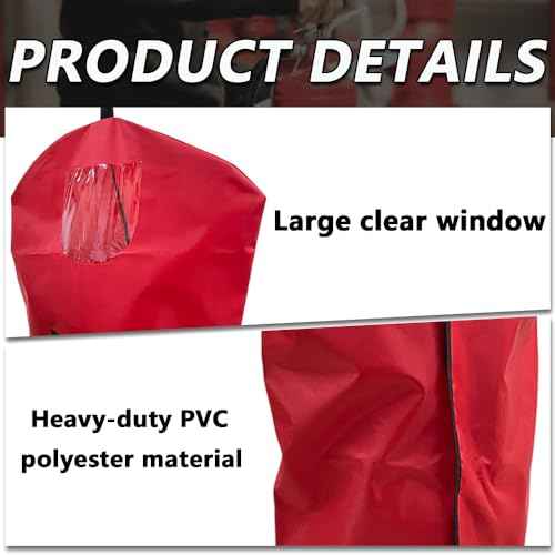 Fire Extinguisher Cover, Heavy Duty Fire Protective Sleeve from scuffs & scratches Accessories, 17"Wx22"L,1 Pcs (5-13LB)