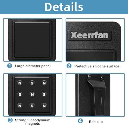 Magnetic Tool Holder, Super Strong Magnetic Belt Clip Heavy Duty, Magmaster Tool Holster Belt for Screws/Nails/Screwdrivers/Drills/Hammers/Sockets/Pliers (3)