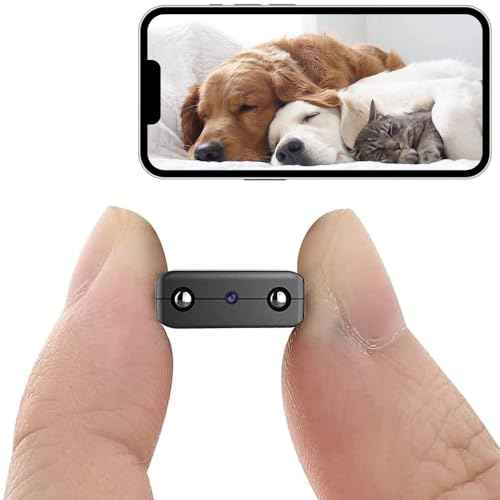 Spy Camera 1080P Indoor Hidden Camera Wireless, Mini Cameras, Home Security Cameras with Motion Detection, Night Vision, App Control Door SpyCam