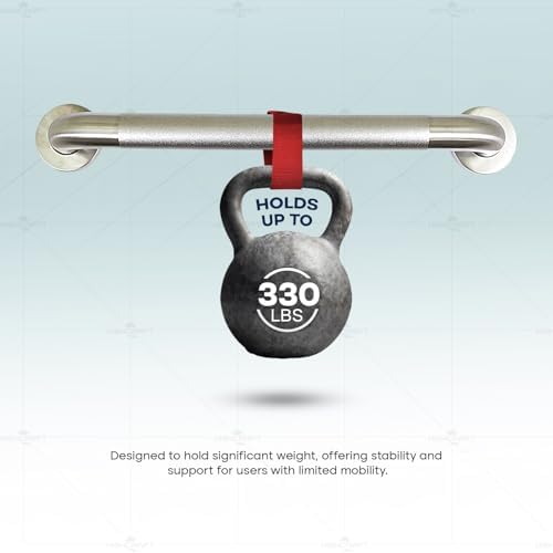 Grab Bar for Bathtubs and Showers, Anti Slip Shower Grab Bars for Seniors and Elderly, Safety Bar for Bathroom 42" x 1.5" ADA Compliant Grab Bar, Heavy Duty Stainless Steel Shower Handle