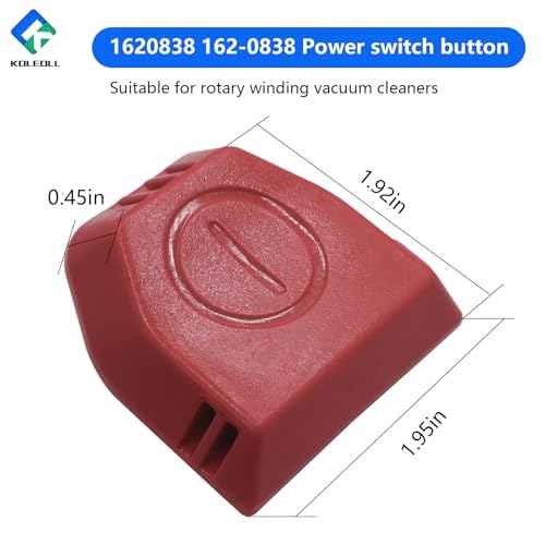 2 pk 1620838 162-0838 Power Switch Button Fits for Bissell Swivel Rewind Vacuum £¨2pc£©