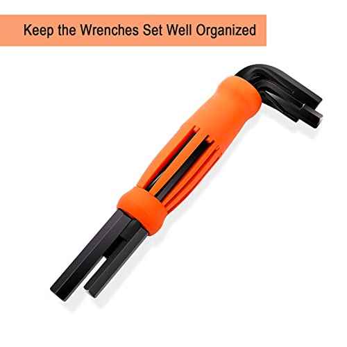 Allen Wrenches Sets, 8-piece Hex Key Set, Metric Sizes 2mm, 2.5mm, 3mm, 4mm, 5mm, 6mm, 8mm, and 10mm