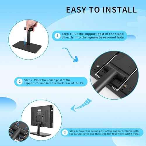 12.5 inch Security Monitor,Small Monitor with Speaker,Remote Control/HDMI/VGA/BNC/RCA Interfaces in for Home | Office | Warehouse Surveillance | RV