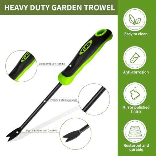 Dandelion Weed Puller Tool, Weed Puller Tool with Ergonomic Handle Garden Weed Remover Tool for Planting, Dandelion Puller Flower and Vegetable Care in Lawn Garden Yard