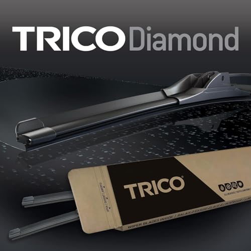 TRICO Diamond 22" + 21" Super Premium Automotive Replacement Windshield Wiper Blades (Set of 2), Passenger and Driver Side All-Weather Beam Wiper Blades for Select Vehicle Models (Item #25-2221)