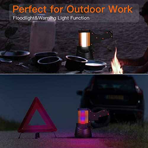 BUYSIGHT Rechargeable Spotlight,1000000 Lumens Spot Lights Hand held High lumens Large Flashlight Handheld Spotlight Lightweight and Super Bright Flashlight (Aluminium_Alloy Golden)