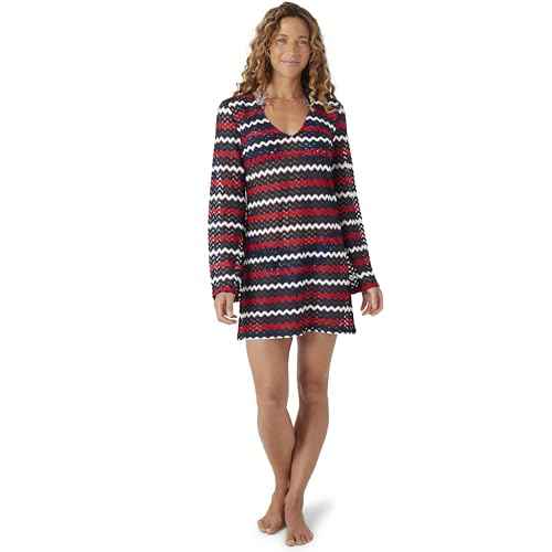 Nautica Women's Bikini Cover-up Dress ? Swimsuit Cover-Ups for Beach, Poolside, Resort Wear, Summer Dress