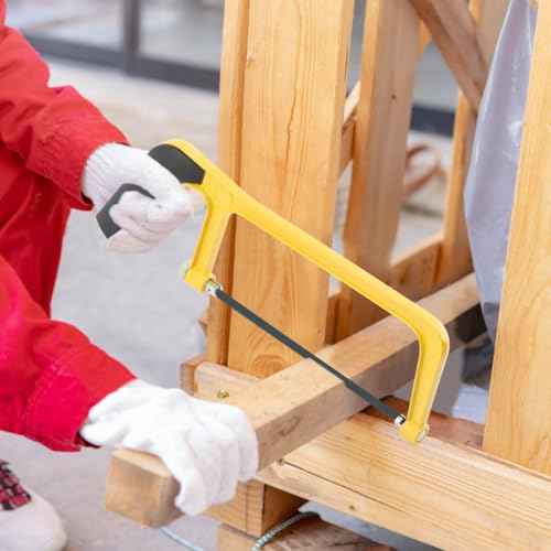6inch Mini Hacksaw and Miter Block Set,Adjustable Miter Box and Saw Set,Metal Mitre Block Set,Professional Cutting,Hacksaw,Coping Saw for Woodworking,Hacksaw for Metal Cutting(0.24x3.74x5.91inch)