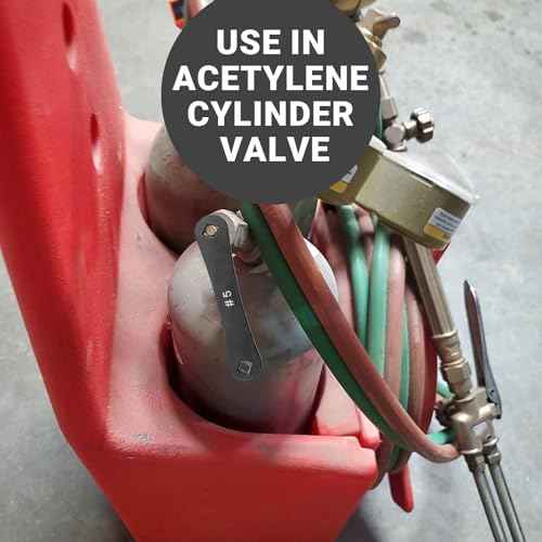 Ziyuan Acetylene Tank Wrench,for B & MC Acetylene Tank Valves Wrench for Controlling The Opening And Closing of Acetylene Cylinders(2 pack)