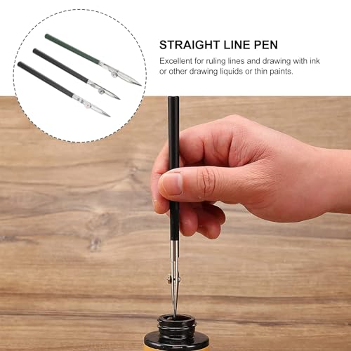 SUPVOX Adjustable Art Ruling Pen 3pcs Art Ruling Pen Drawing Tool for Masking Fluid Fine Lines Draftsmans Tool Mounting and Masking Fluid Marks