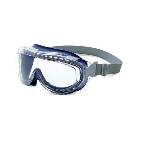 Uvex Flex Seal OTG Goggle, Navy Body Clear HydroShield AF Coating, and Neoprene Headband (S3400HS)
