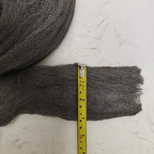 Grade #0000 Steel Wool 22FT Roll for Cleaning, Remove Rust, Buffing Wood and Metal Finishes, Fill Fabric DIY Kit (1 Roll)