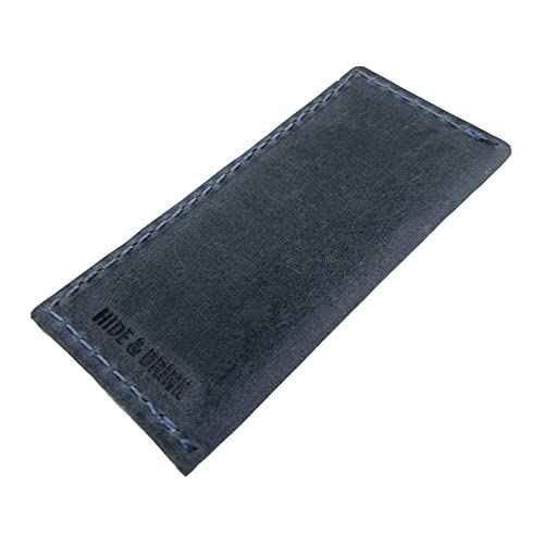 Hide & Drink, Set of 4 Tooth Pick Cases, Cooking Accessories, Full Grain Leather, Handmade, Slate Blue