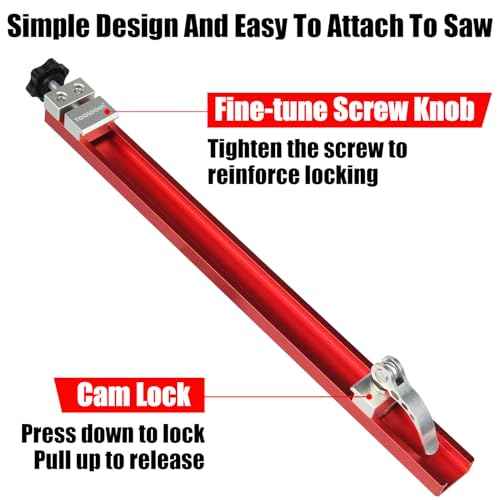 TOOLCOOL Circular Saw Guide Attachment Aluminum Alloy Adjustable Cutting Guide Rail For Circular Saw Trimming Narrow Strips