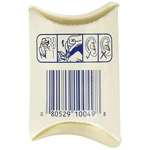 3M 3101103 Ear Classic Small Earplugs in Pillow Paks, PVC Foam, Yellow, 200 Pairs
