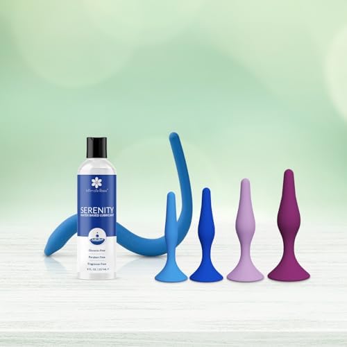 Rectal Dilator Trainer Set for Men and Women – Pelvic Floor Therapy Tool - Medical Grade Silicone, FDA Registered - 4-Pack, Sizes 3-6