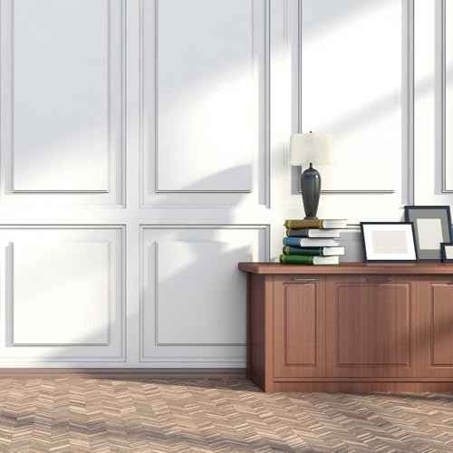 32.8ft Peel and Stick Molding Chair Rail Panel Flexible Wall Molding Trim Self Adhesive Panel Moulding for DIY Home Wall Protection Cabinet Border Mirror Frame(1.6 Inch X 32.8 ft,White)