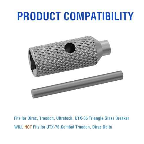 Triangle Screwdriver Removal Tool Set Compatible with Microtech Ultratech, UTX-85, Troodon Knives - Stainless Steel Manual Screwdriver Cutter for Disassembly and Repair