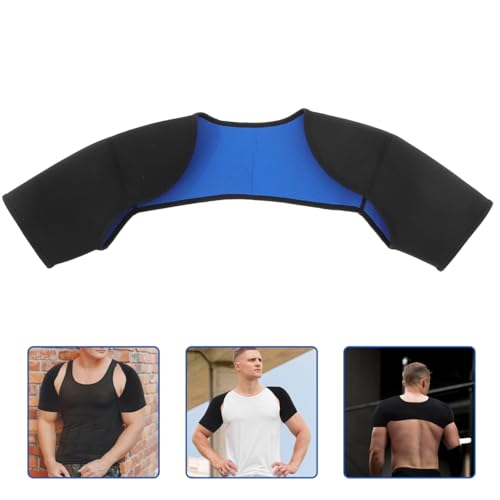 iplusmile Double Shoulder Brace for Men Women - Sports Shoulder Protective Gear for Pains Relief - Shoulder Strap Brace for Sleeping Outdoor Lifting,