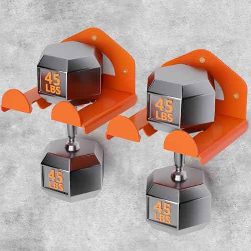 reliahom Weed Eater Hanger, Heavy Duty Garage Organization Trimmer Rack, Garden Power Tool Organizer for Hedge Trimmer, Garden Tools, Garage, 2 Pack