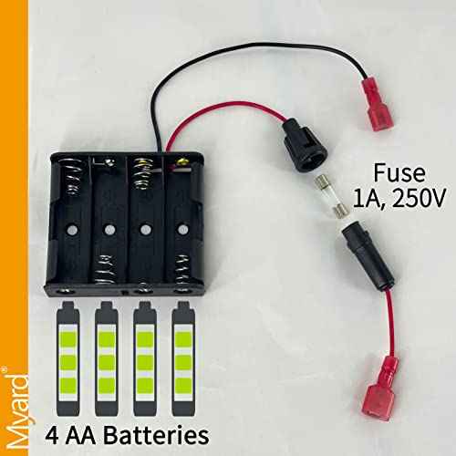 Durablow DC352 6V DC Battery Pack with Fuse Compatible with Dexen Fireplace Electronic IPI Pilot Ignition Control Module GM8K-1 (352-BP) DC352
