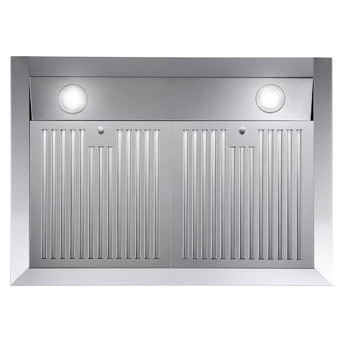 COSMO UC30 29.5 in. Ducted Under Cabinet Range Hood, Kitchen Over Stove Vent, 3-Speed Fan, Permanent Filters, LED Lights in Stainless Steel, 30 inch