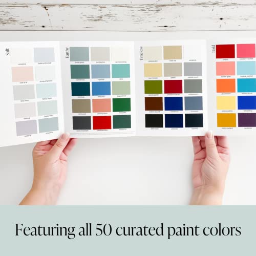 Country Chic Paint Color Card - 50 Furniture Paint Color Swatches
