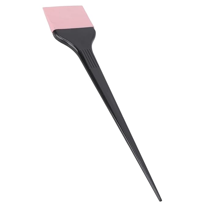 Hair Dye Brush Hair Dye Applicator Brush, Long Handle Hair Color Brush Professional Salon Hair Color Brush Soft Silicone Hairdressing Tinting Brush 1.77 x 8.86in for Hair Salon