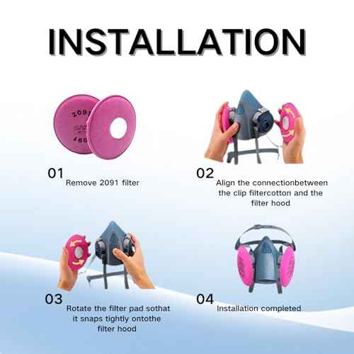 32Pieces(16Pack) 2091 Particulate Filter,2091 Filter Compatible with 6000 6200 6800 7000 FF-4 Series to Replace Filters