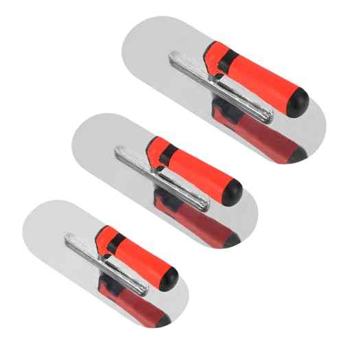 Concrete Tools Stainless Steel Pool Trowel, 10" x 3" Masonry Hand Tool with Soft Grip Handle, Lightweight, Plastering Trowel for Drywall Plastering Construction, Round End (Small:10"L x 3"W)