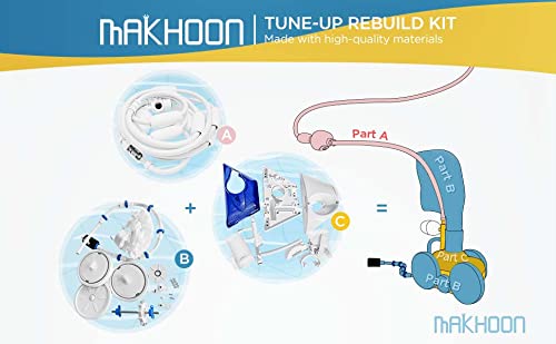 MAKHOON [Upgraded] Pool Cleaner Feed Hose Replacement for Zodiac Polaris 280 380 180 3900 Pool Cleaner Feed Hose G5(Not Compatible with Polaris 360)