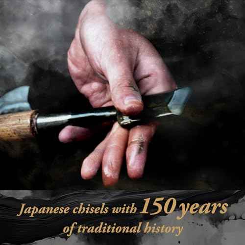 SUIZAN Japanese Wood Chisel 1/8" (3mm) - Professional Oire Nomi Woodworking tools