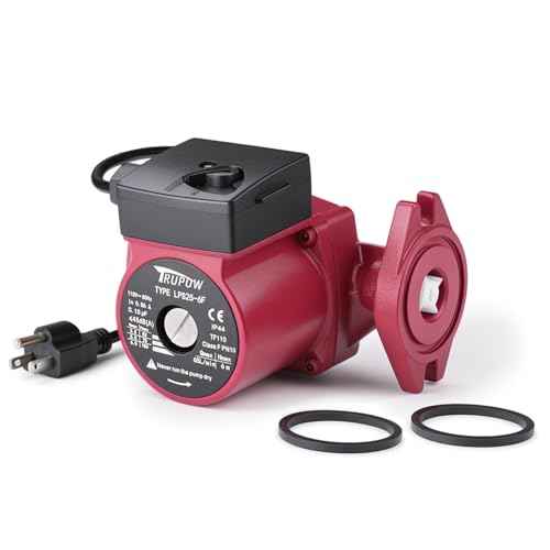 1" Flange Connection 115V Hot Water 3-Speed Circulation Pump Circulator Pump Recirculating Pump for Home Water Heater System