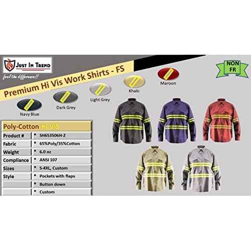 Premium High Visibility Safety Shirt - Full Sleeve