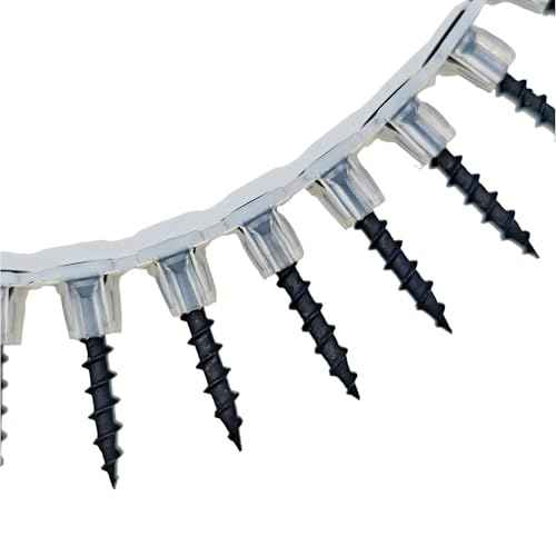 Plastic Chain Belt Drywall Screws 1000pcs #6 * 1-1/4 Drywall to Wood Collated Screw