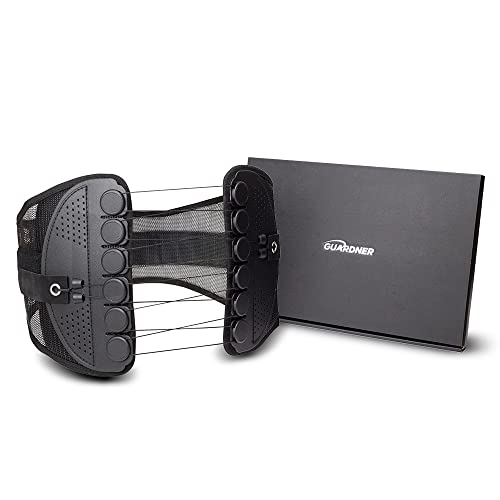 Lumbar Support Back Brace (Official) - Enhances Comfort, Breathable Design, Lower Back Belt, Posture and Spine Support (S size, 23.6-28.7 in)