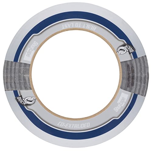 Shurtape Duck Pro Utility Grade, Co-Extruded Cloth Duct Tape for Packaging, Sealing, Waterproofing, 48mm x 60yd, 6.0 mil, Silver, 1 Roll (105449)