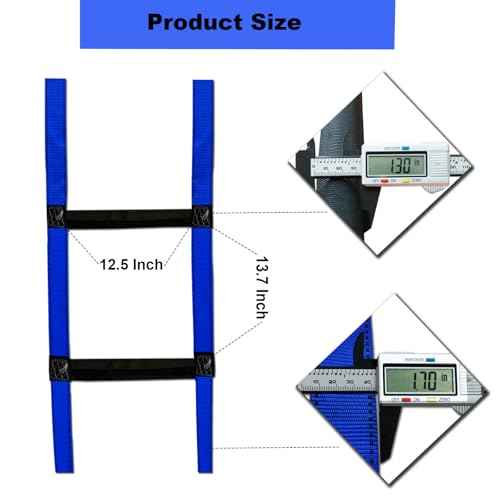 Fire Escape Ladder, 10 Feet Rope Ladder, Emergency Ladder of Deploys Quickly for 2-3 Story Homes, Windows and Balcony