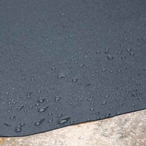 VersaTex Multi-Purpose Recycled Rubber Floor Mat for Indoor or Outdoor Use, Utility Mat for Entryway, Tool Bench, Garage, Under-Sink, Patio, and Door Mat; 36" x 60", Black