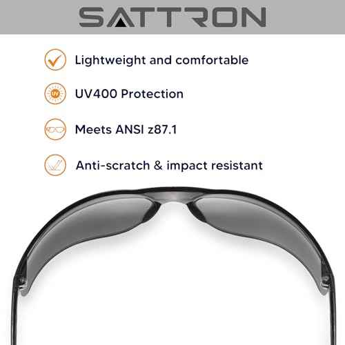 Tinted Safety Glasses Bulk 48 Pack, Dark Smoke Lenses UV Protective Safety Sunglasses for Men Women, ANSI Z87.1 Scratch & Impact Resistant Eye Protection for Construction, Shooting, Lab