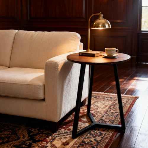 Metal Round Table Legs 28 Inch Coffee Table Legs,Table Base Black Iron Dining Furniture Legs